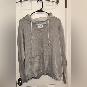 Lightweight Grey Hooded Jacket